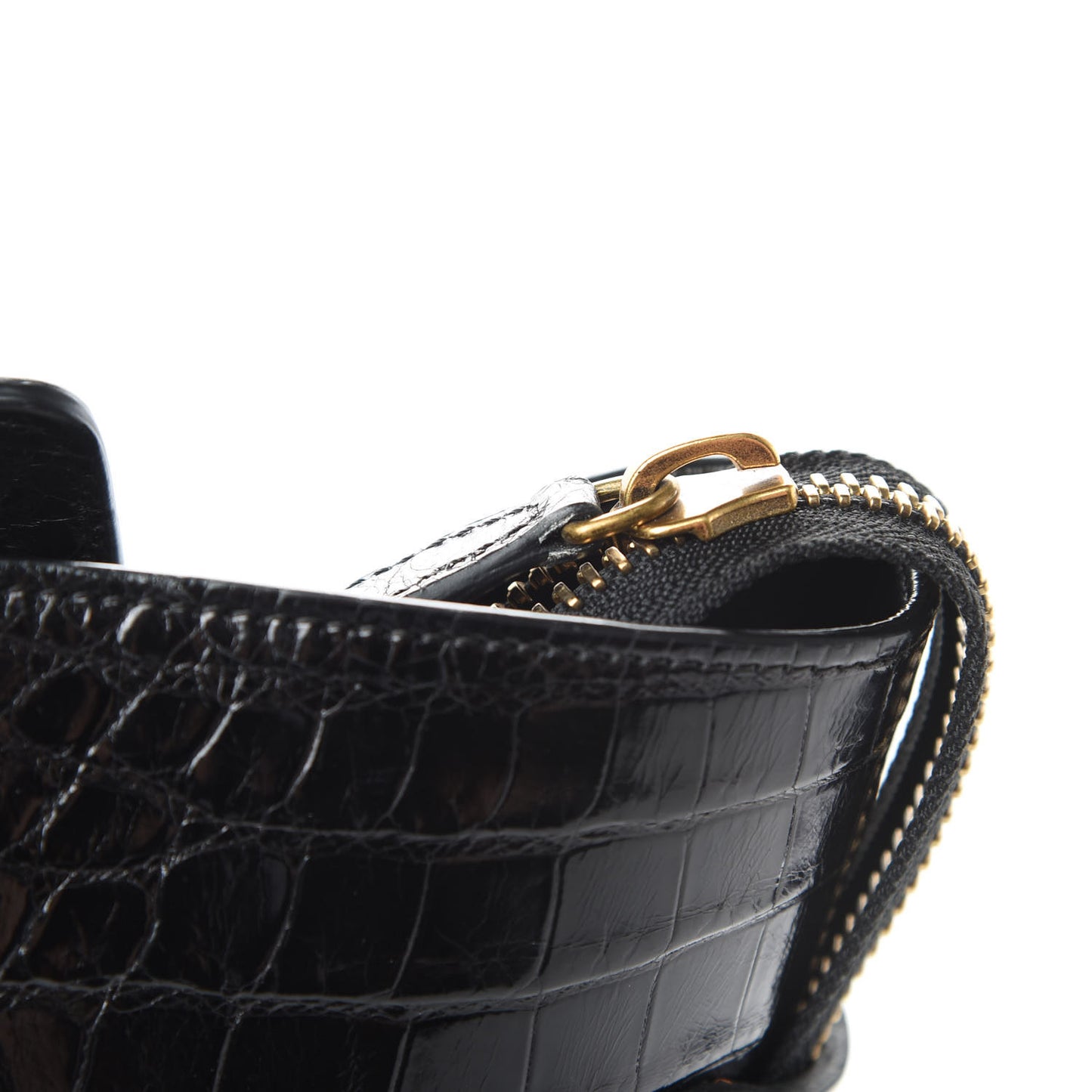 Crocodile Mini Luggage Black