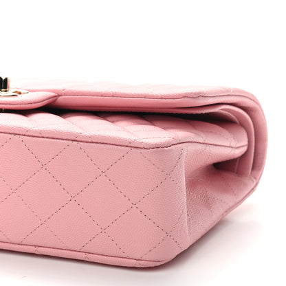 Chanel Caviar Quilted Medium Double Flap Pink 8 of 11
