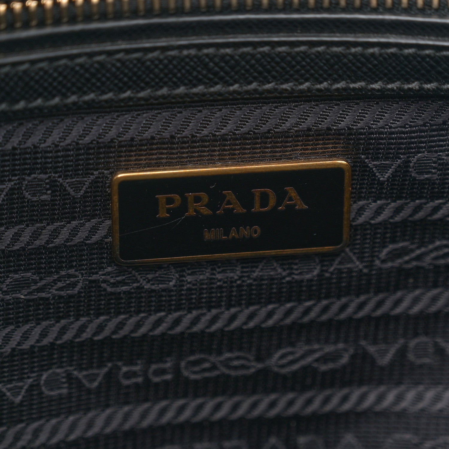 Prada Saffiano Small Galleria Double Zip Tote Black 7 of 14