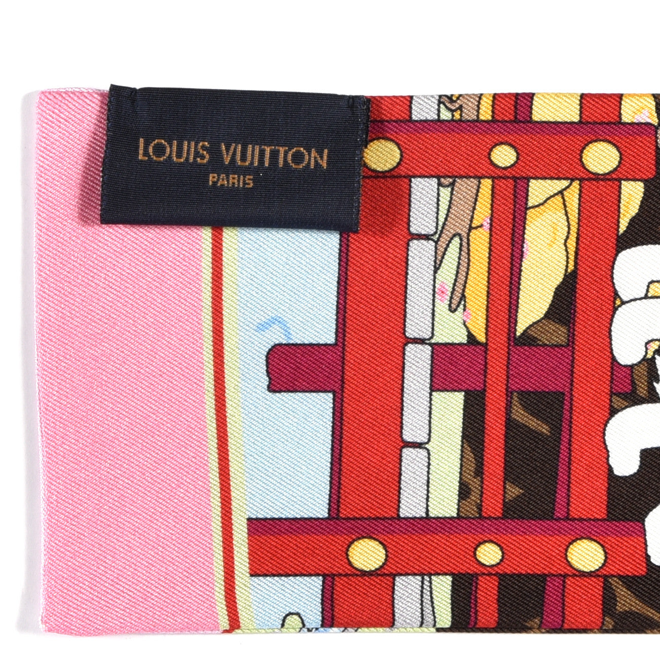 Silk Monogram 2021 Christmas Animation Japanese Garden Bandeau Marron