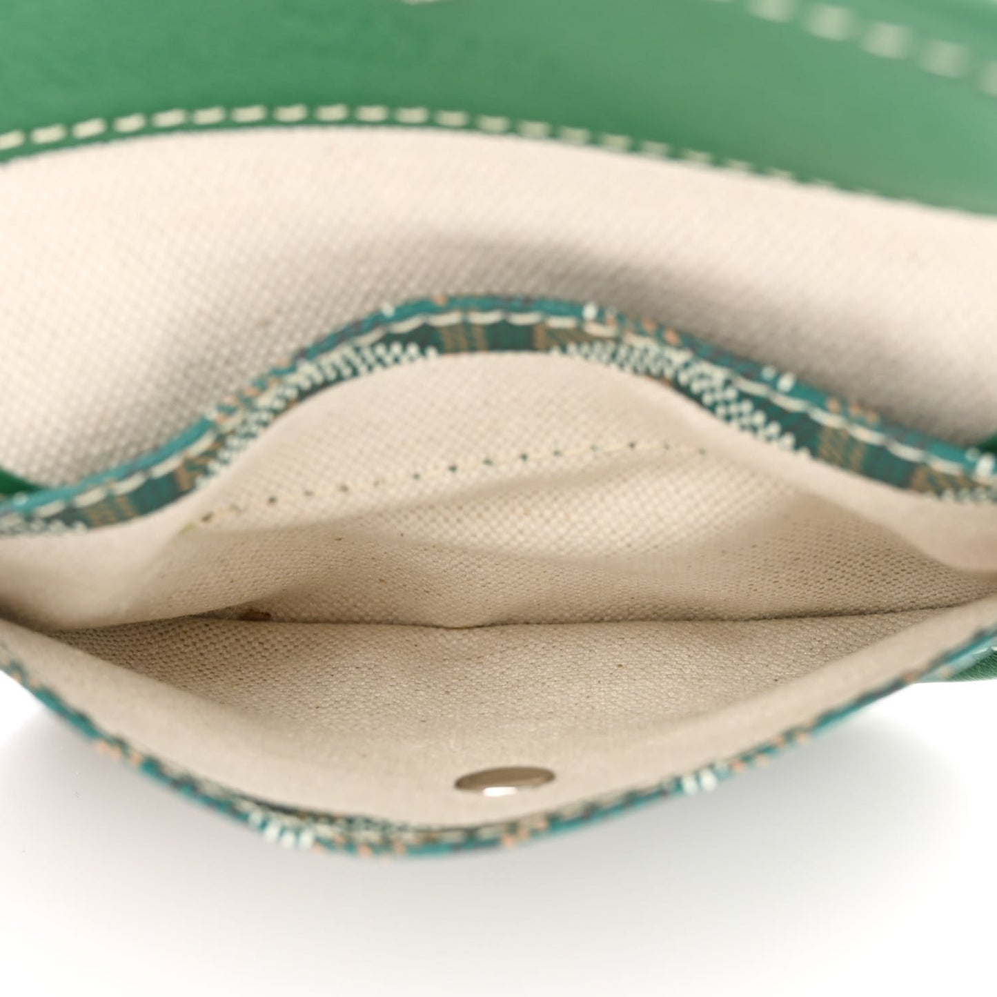 Goyardine Reversible Mini Anjou Green