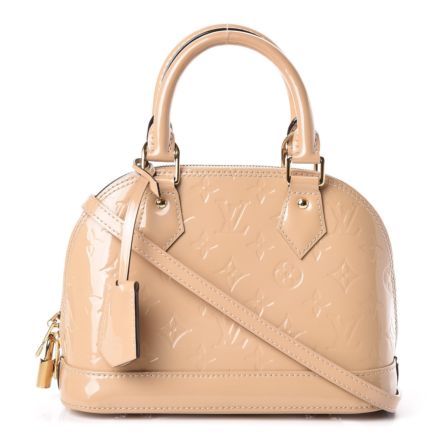 Louis Vuitton Vernis Alma BB Dune 1 of 10