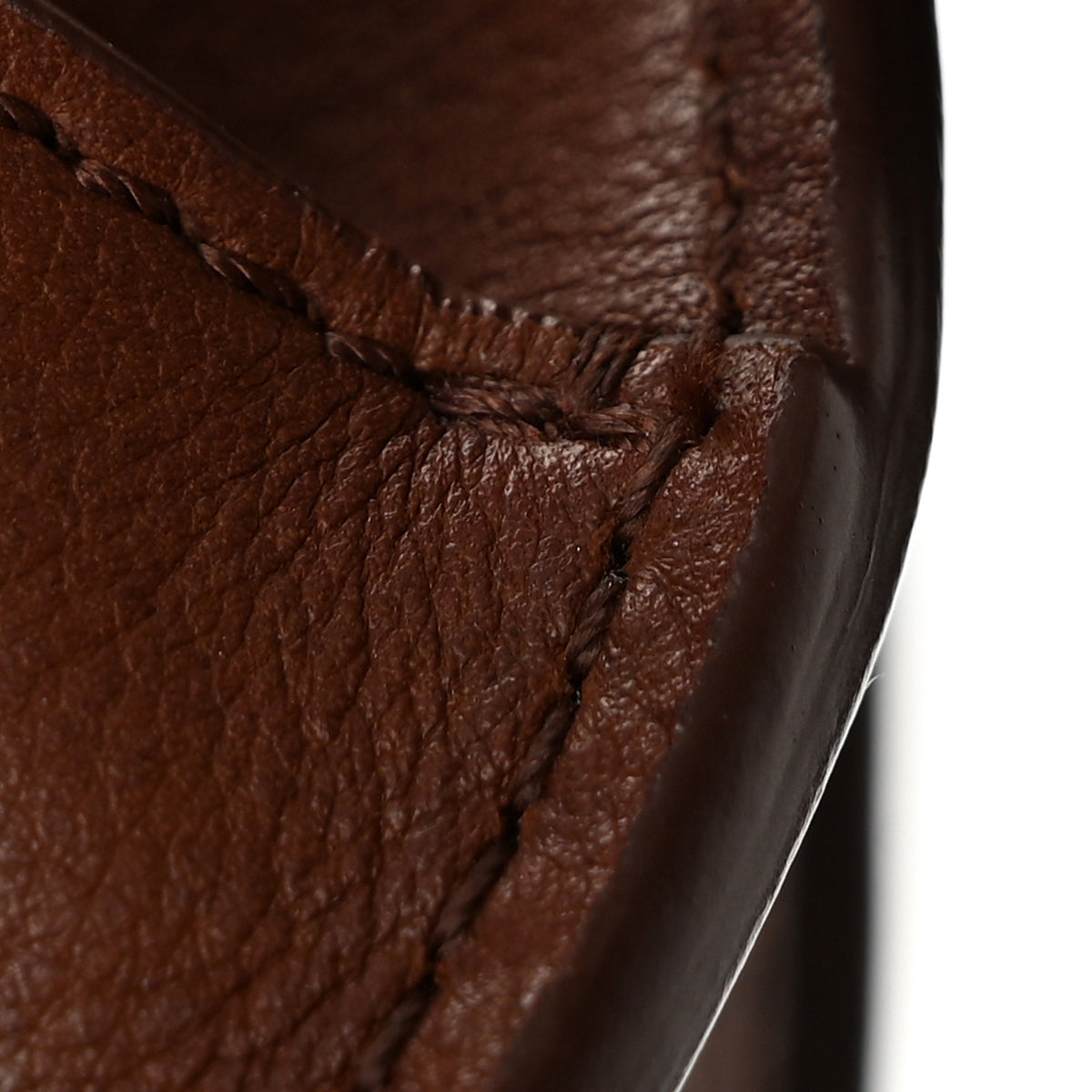 The Row Polished Saddle Calfskin Soft Margaux 12 New Burgundy 10 of 10