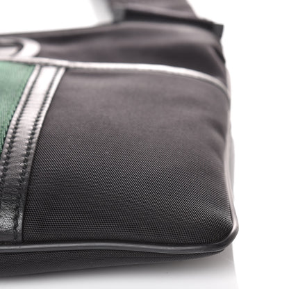 Gucci Nylon Web Interlocking G Messenger Bag Black 9 of 10