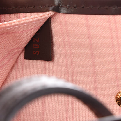 Louis Vuitton Damier Ebene Neo Neverfull MM Rose Ballerine 10 of 13