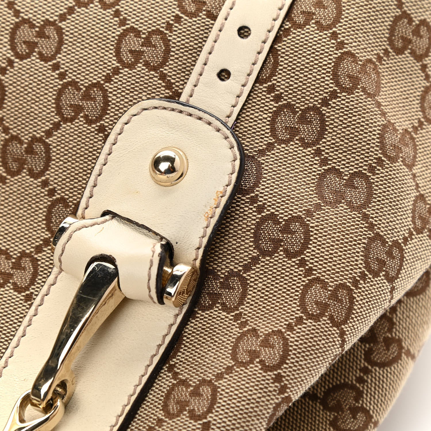 Gucci Monogram Small Pelham Shoulder Bag Off White 14 of 14