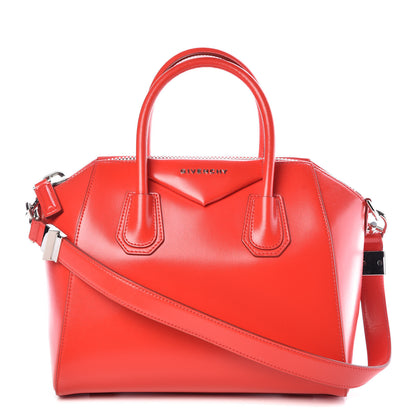 Givenchy Shiny Lord Calfskin Small Antigona Medium Red 1 of 9