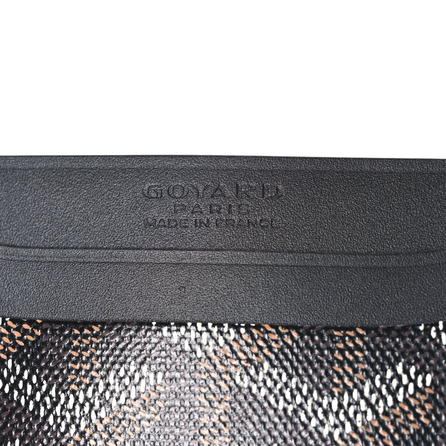 Goyardine Saint Sulpice Card Holder Black