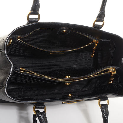 Prada Saffiano Lux Medium Tote Nero Black 6 of 10