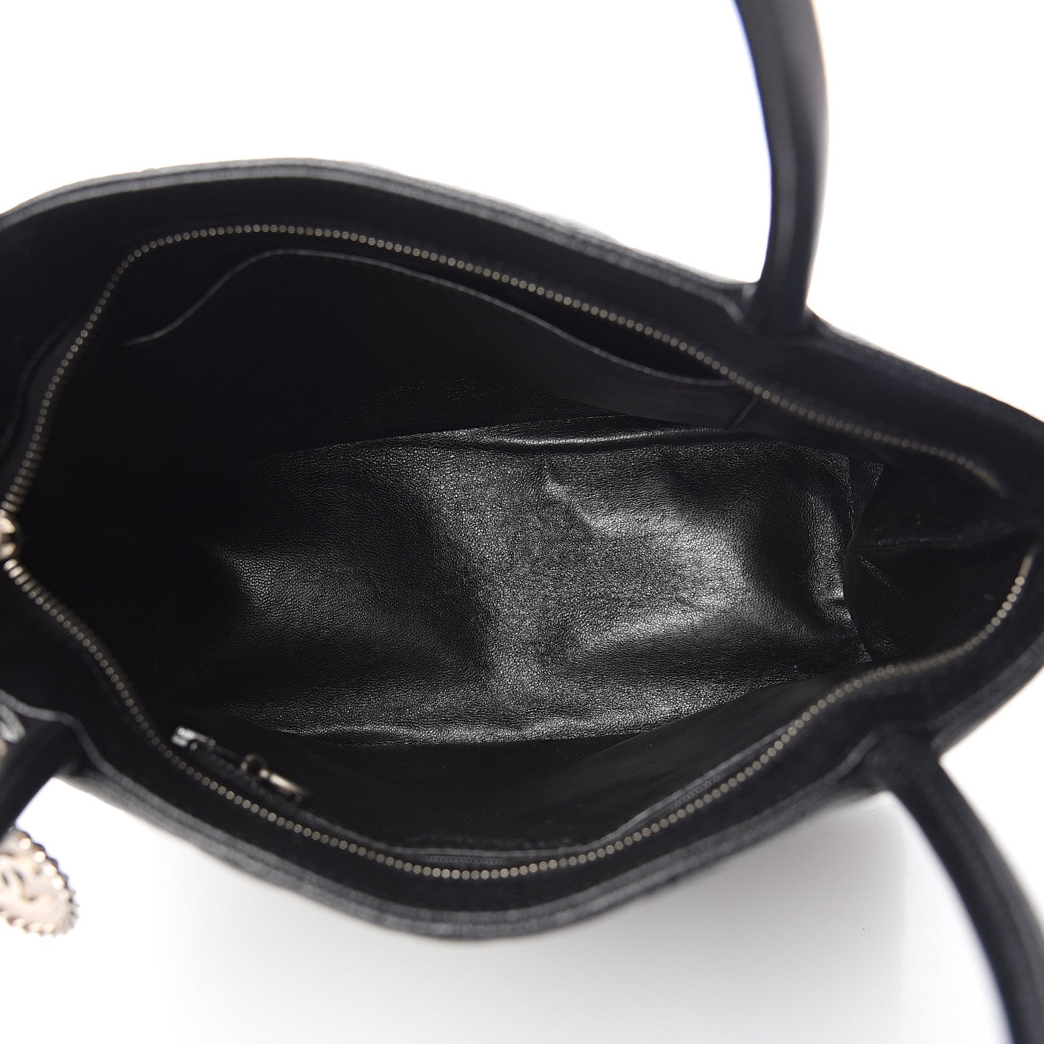 Chanel Caviar Quilted Medallion Tote Black 4 of 10