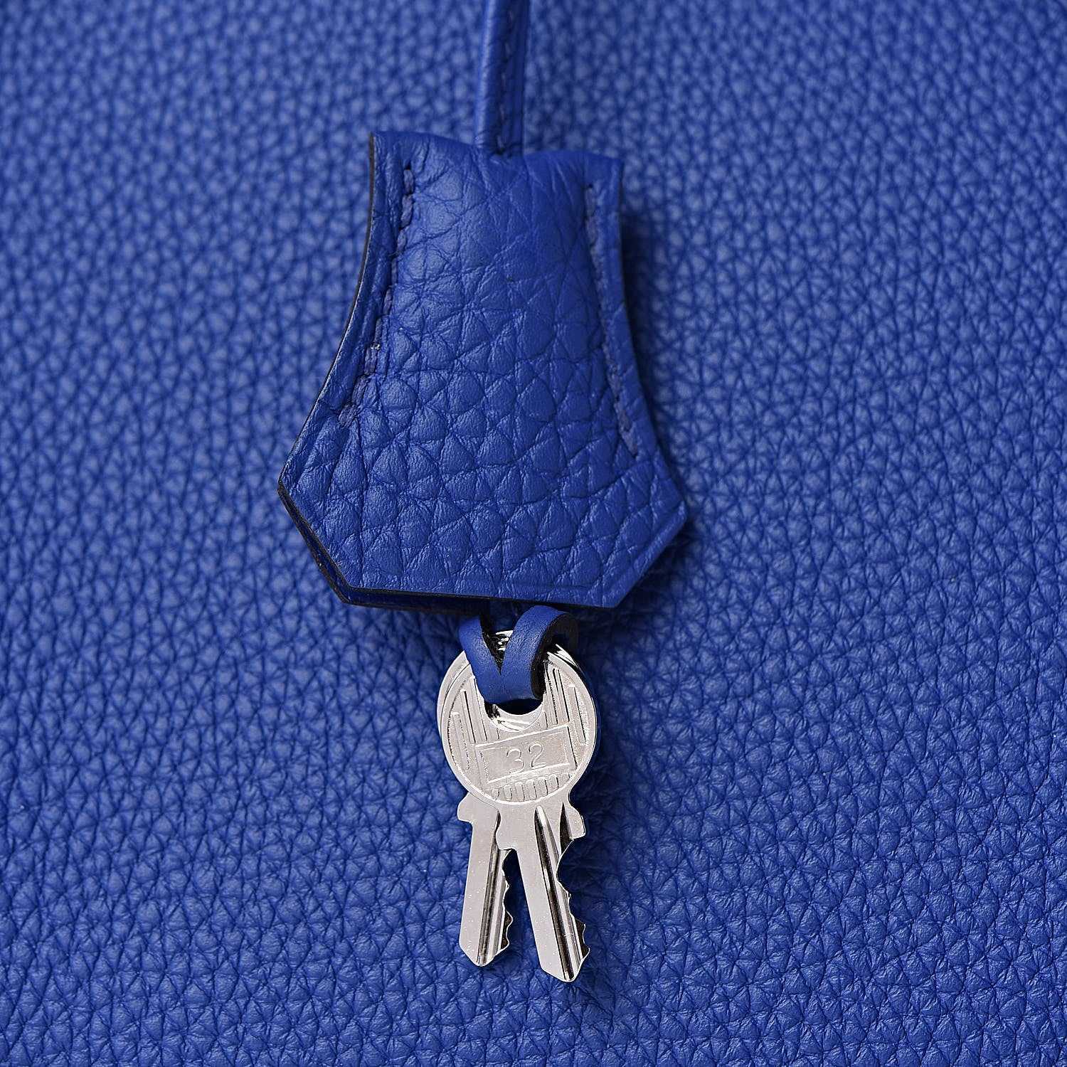Hermes Togo Kelly Retourne 35 Bleu Electrique 8 of 42