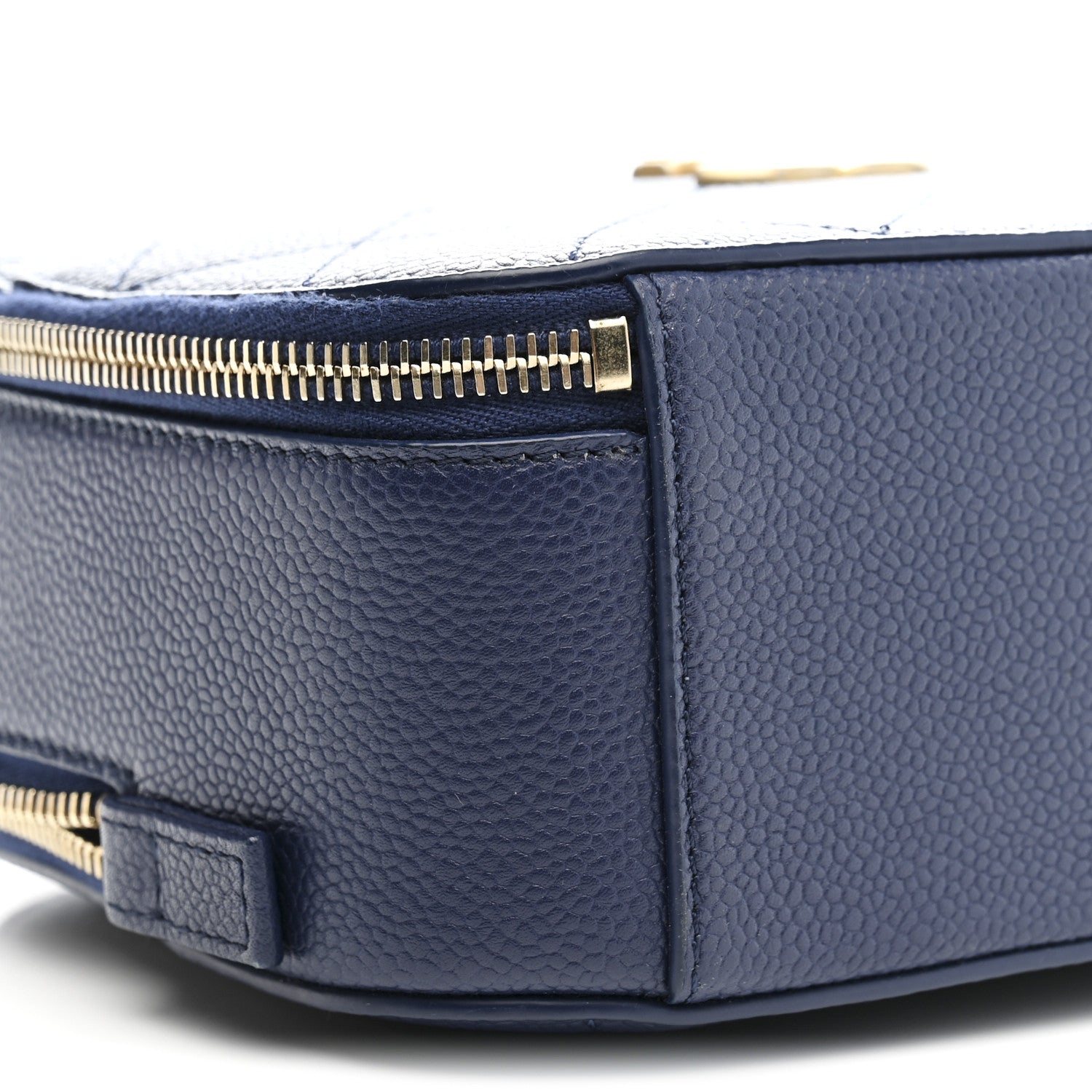 Chanel Caviar Quilted Small Camera Bag Blue 10 of 11