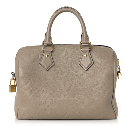 Louis Vuitton Empreinte Monogram Giant Speedy Bandouliere 25 Tourterelle 1 of 7