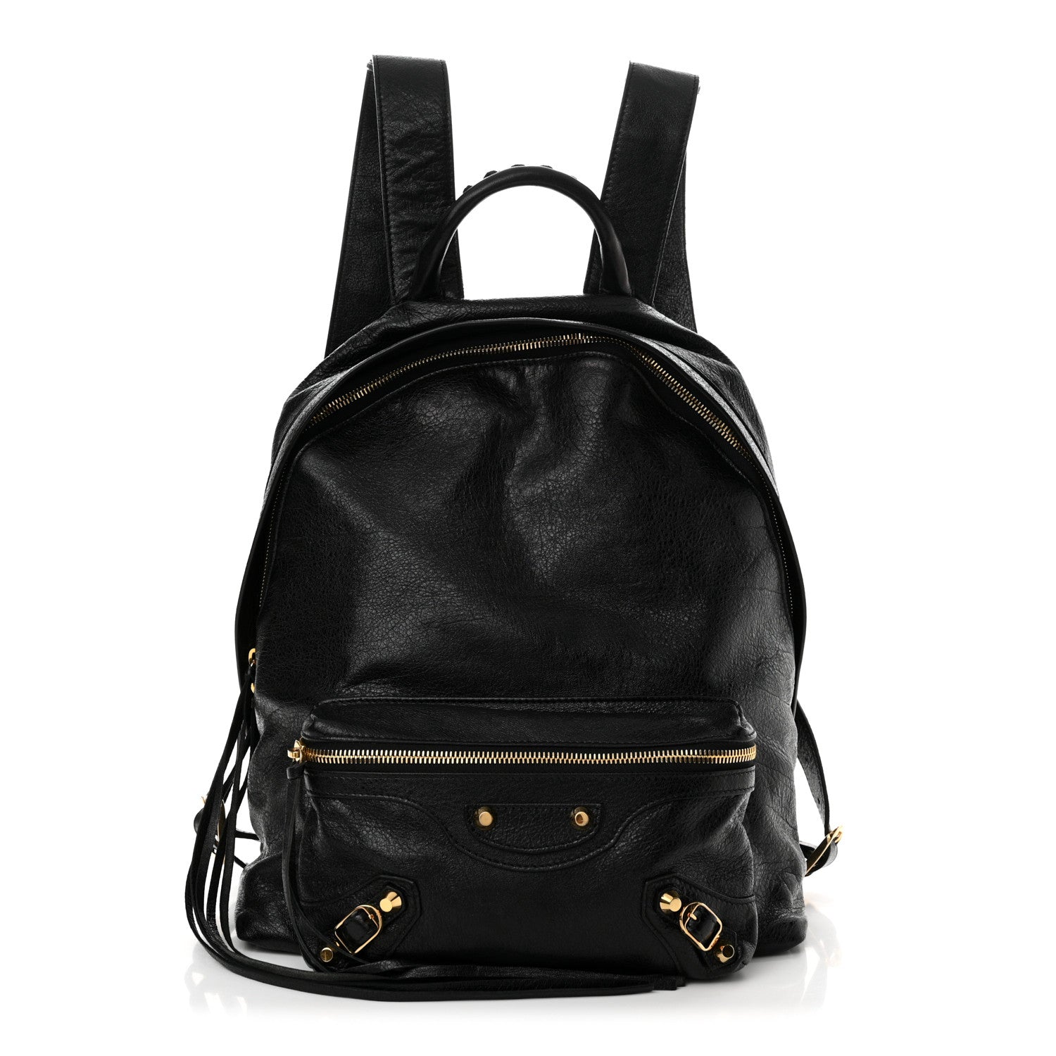 Balenciaga Agneau Classic Gold Hardware Backpack Black 1 of 12