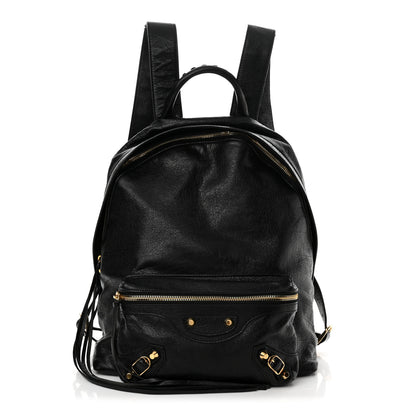 Balenciaga Agneau Classic Gold Hardware Backpack Black 1 of 12