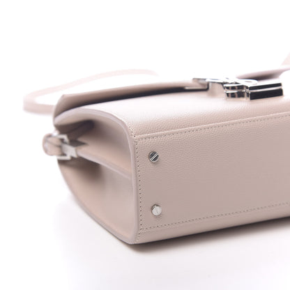 Saint Laurent Grain de Poudre Mini Classic Monogram Cassandra Top Handle Marble Pink 8 of 9