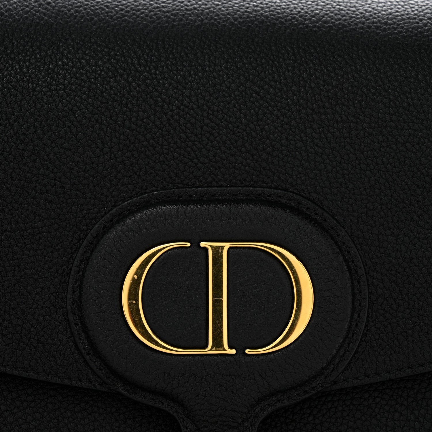 Christian Dior Grained Calfskin Large Bobby Flap Black 12 of 14