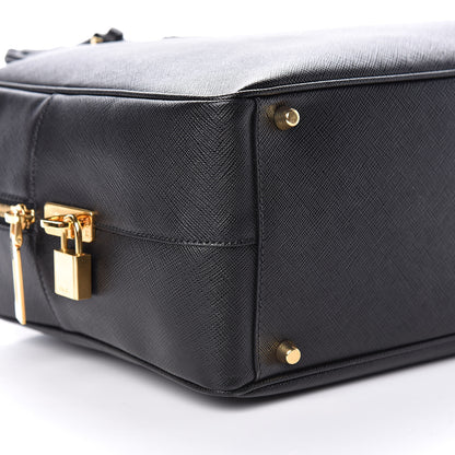 Prada Saffiano Lux Bauletto Nero Black 10 of 11