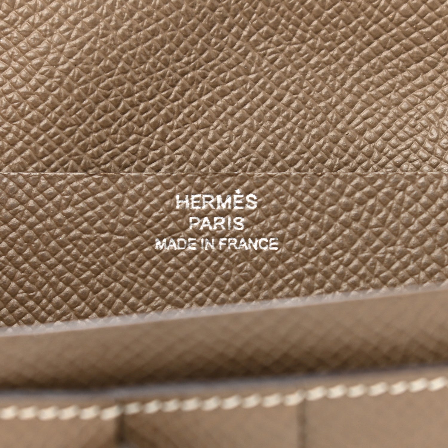 Hermes Epsom Bearn Gusset Wallet Etoupe 6 of 12