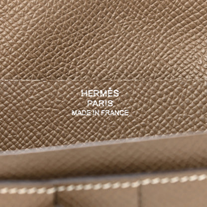 Hermes Epsom Bearn Gusset Wallet Etoupe 6 of 12