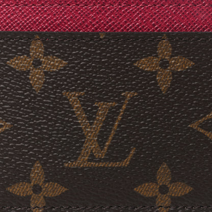 Louis Vuitton Monogram Card Holder Fuchsia 7 of 7