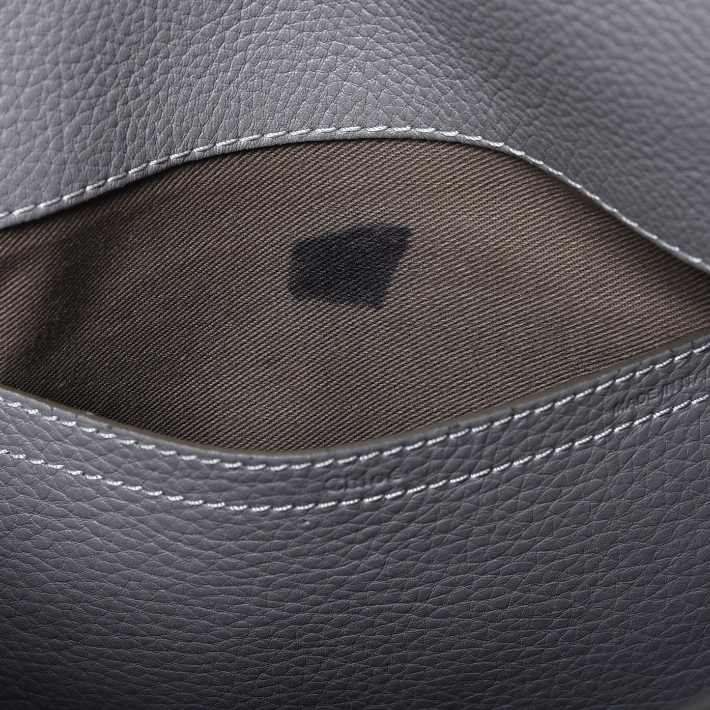 Calfskin Medium Marcie Round Crossbody Bag Cashmere Grey