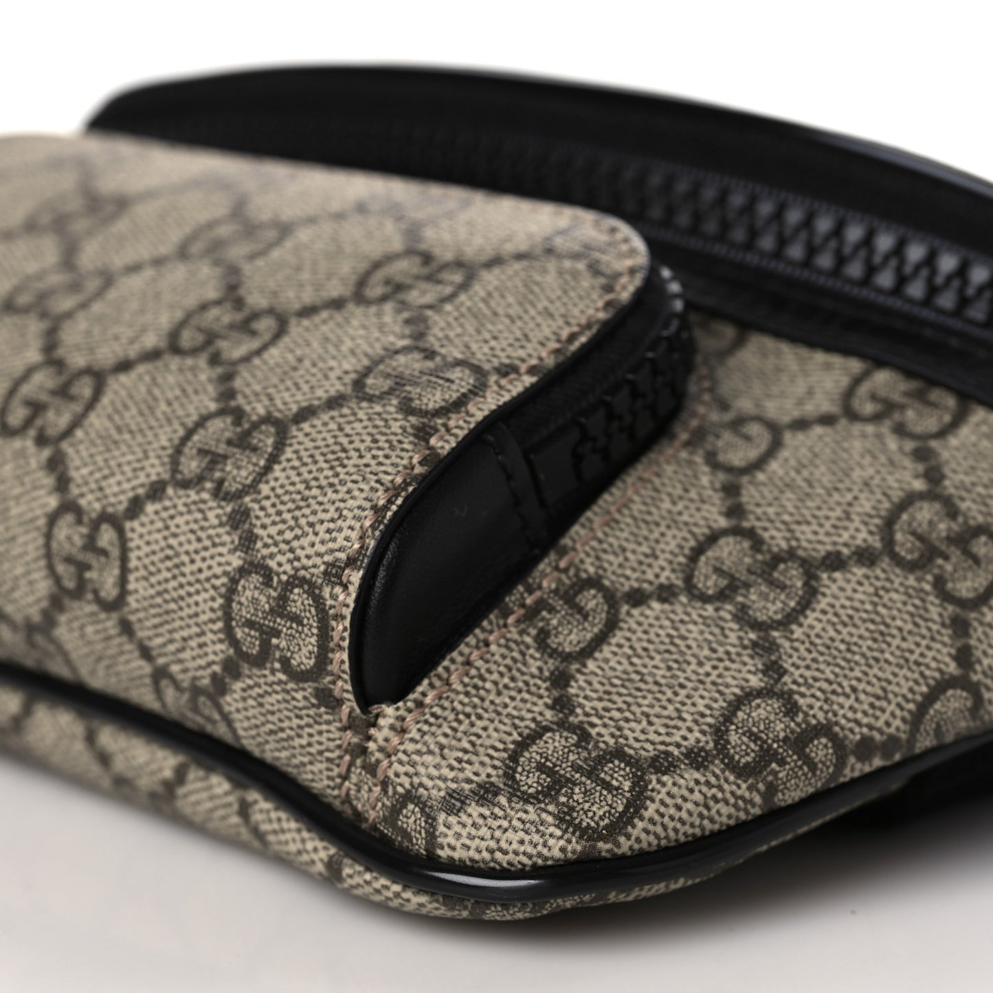 GG Supreme Monogram Belt Bag Black