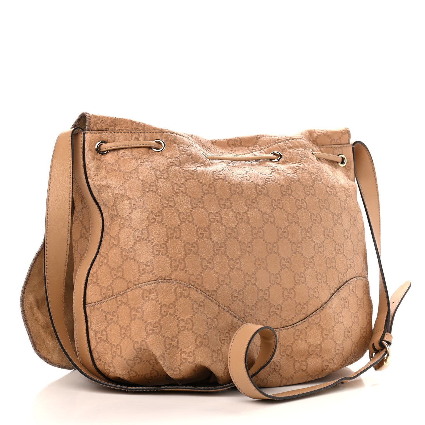Guccissima Tribeca Messenger Bag Beige