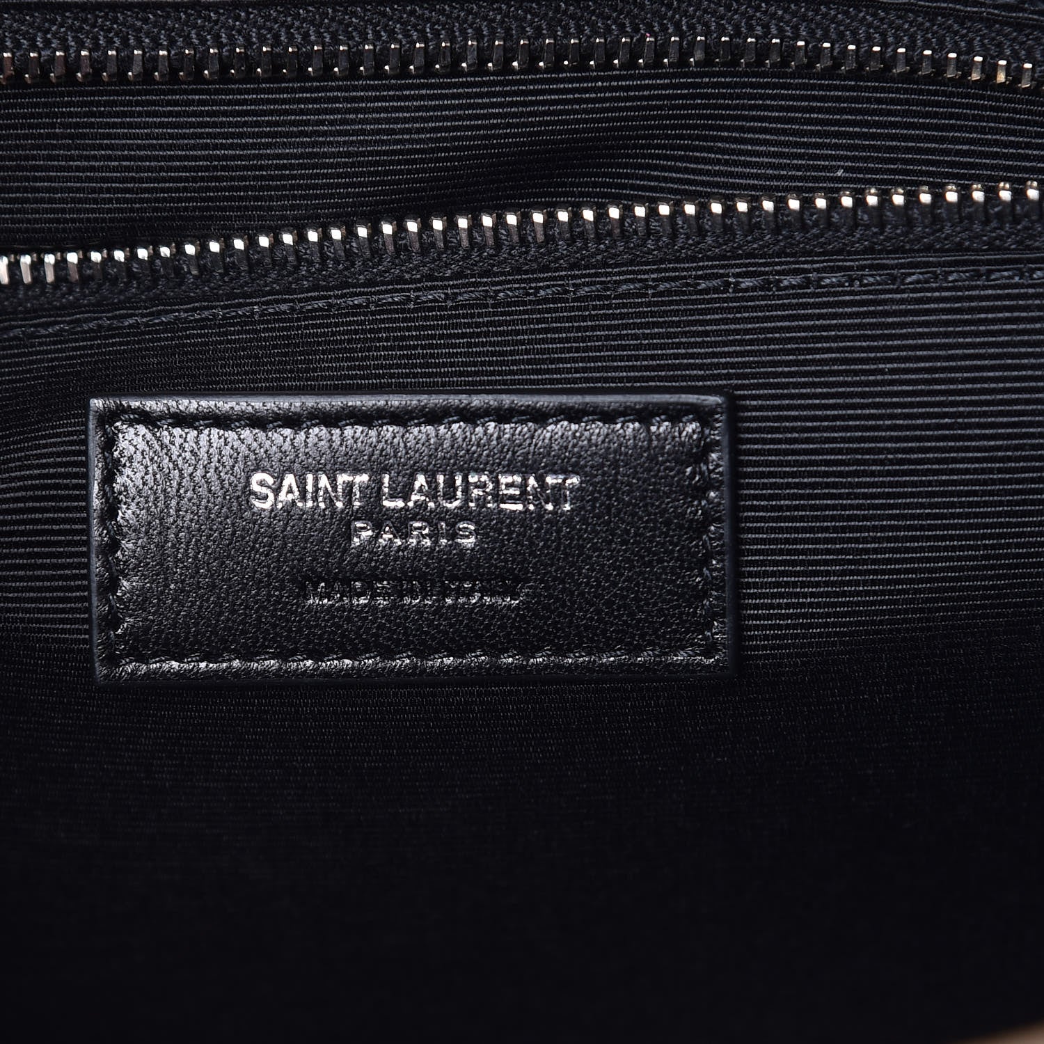 Saint Laurent Grain De Poudre Large Tri-Quilt Monogram Satchel Dark Beige 6 of 10