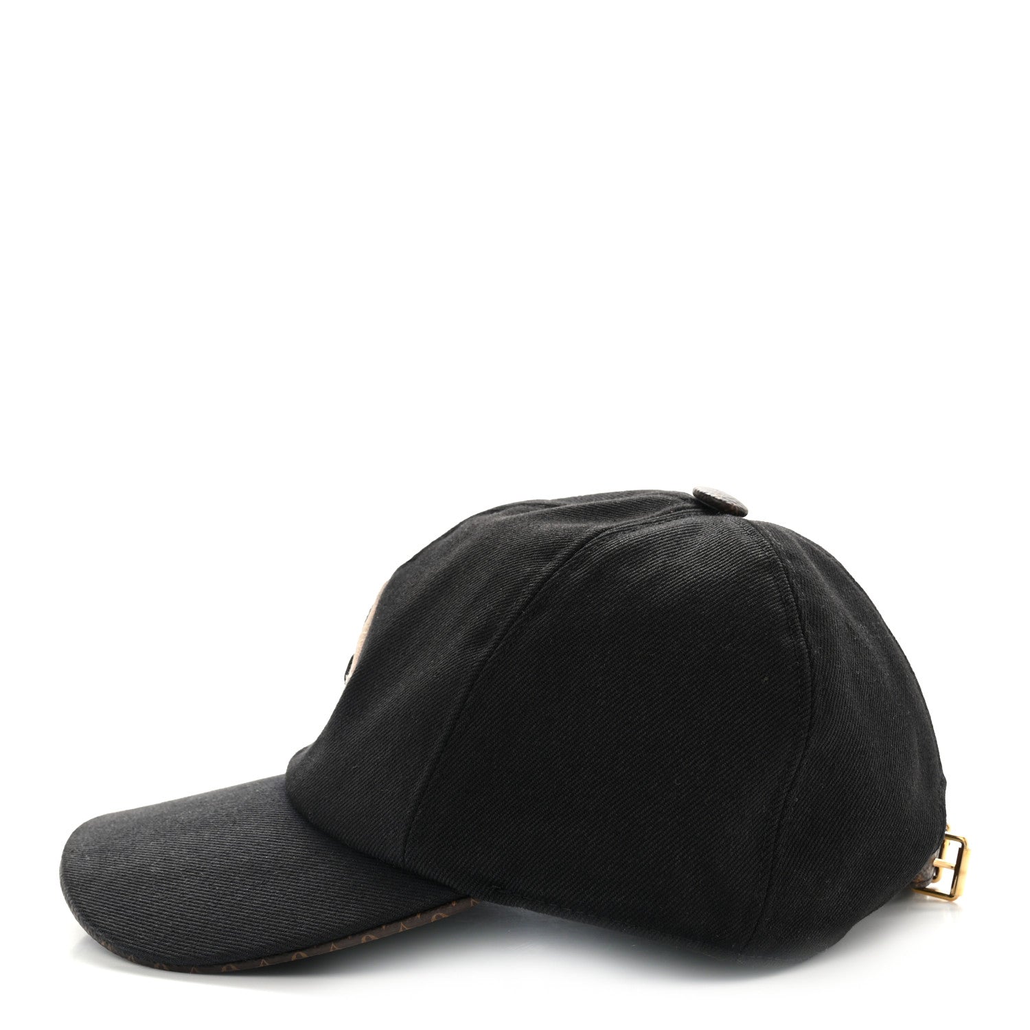 Louis Vuitton Monogram Cotton Jacquard Embroidered LV Day Cap M Black 4 of 11