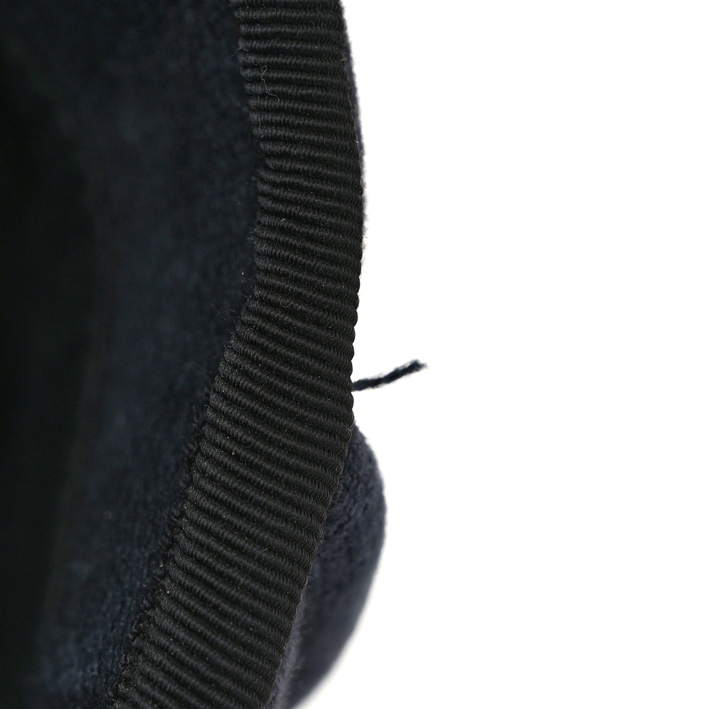 Mixed Fibers Mini Deauville Tote Navy Blue Black