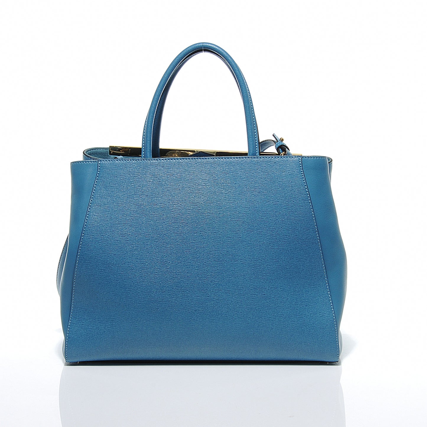 Vitello Elite Medium 2Jours Tote Turquoise