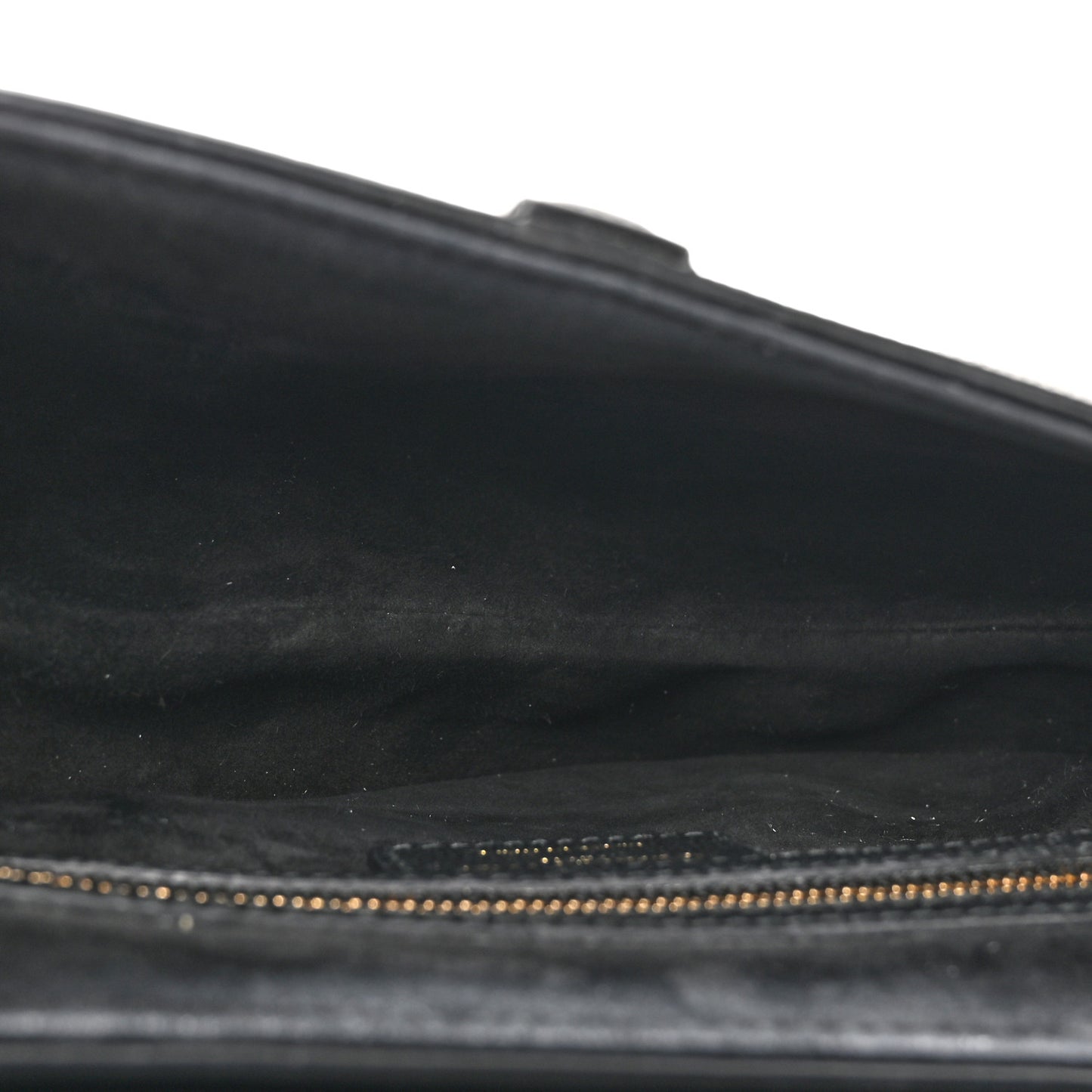 Grained Calfskin Saddle Bag With Strap Black