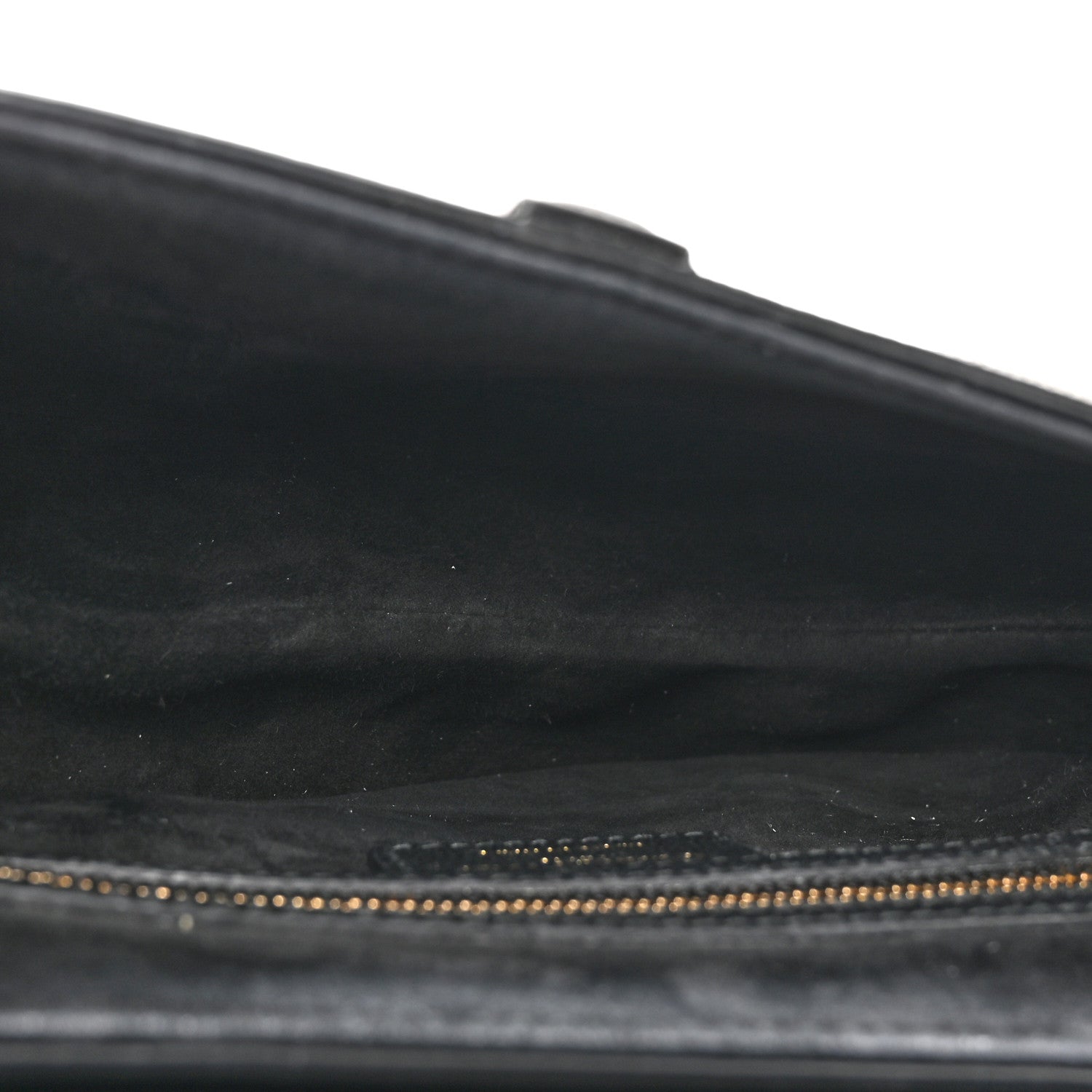 Christian Dior Grained Calfskin Saddle Bag With Strap Black 5 of 10