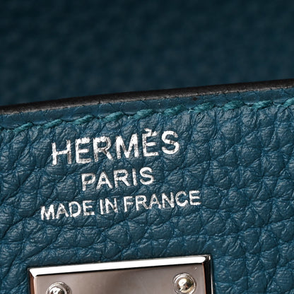 Hermes Togo Kelly Retourne 25 Vert Bosphore 6 of 13