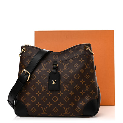 Louis Vuitton Monogram Odeon MM Black 10 of 10