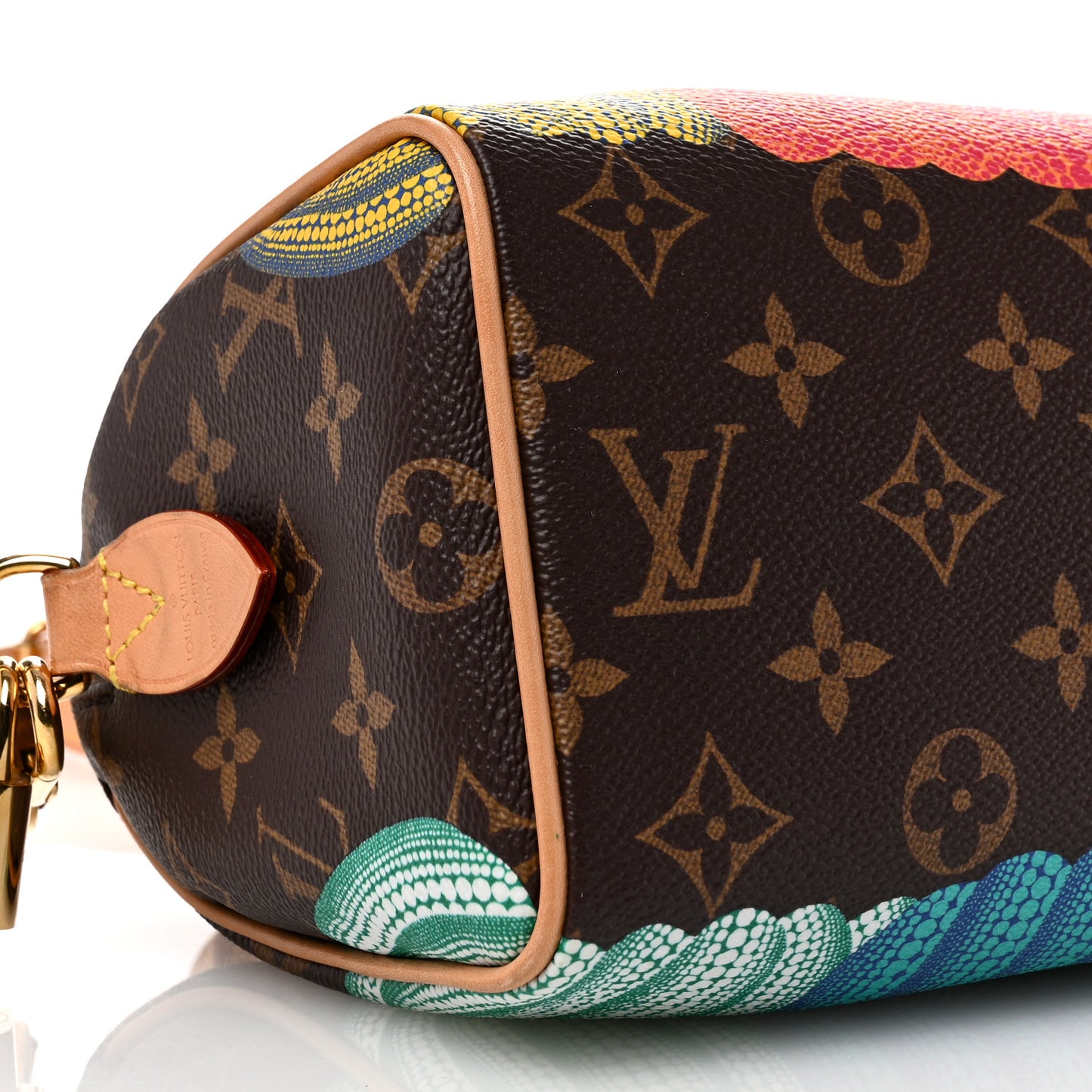 LV X YK Monogram Pumpkins Speedy Bandouliere 20