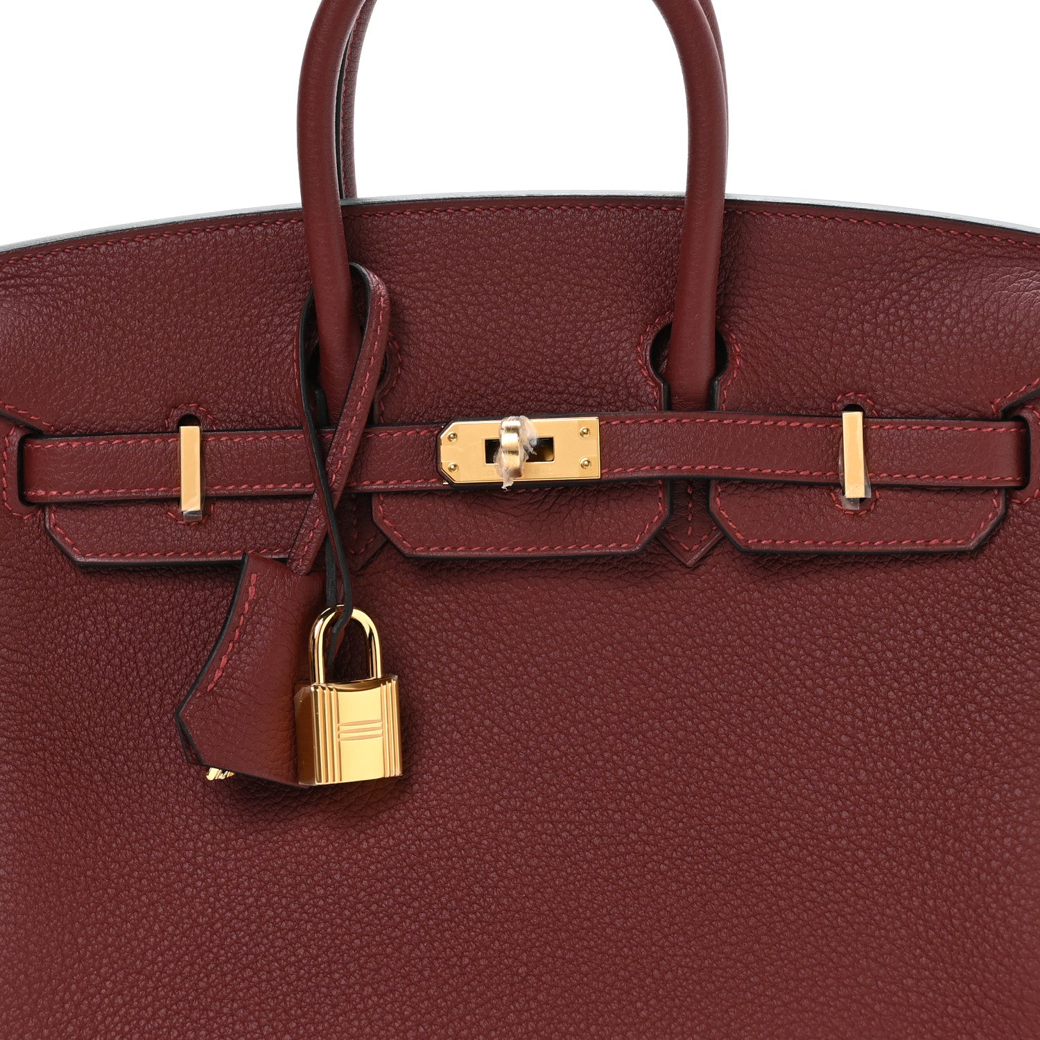 Hermes Togo Birkin 25 Rouge H 8 of 11