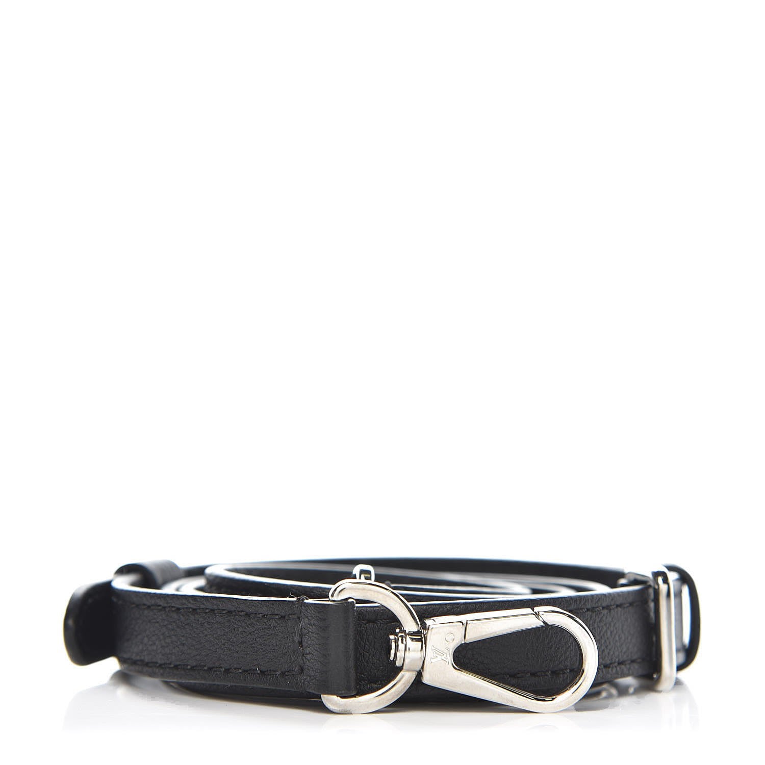 Louis Vuitton Calfskin 16mm Adjustable Shoulder Strap Black 1 of 3