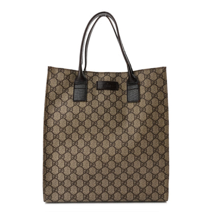 Gucci GG Plus Monogram Small Vertical Tote Dark Brown 1 of 10