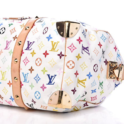 Louis Vuitton Monogram Multicolor Keepall 45 White 8 of 18