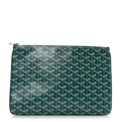 Goyard Goyardine Senat Pochette MM Green 1 of 6