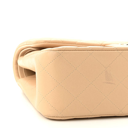 Chanel Caviar Quilted Jumbo Double Flap Light Beige 9 of 16