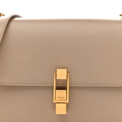 Saint Laurent Smooth Calfskin Le Carre Satchel Dark Beige 8 of 17