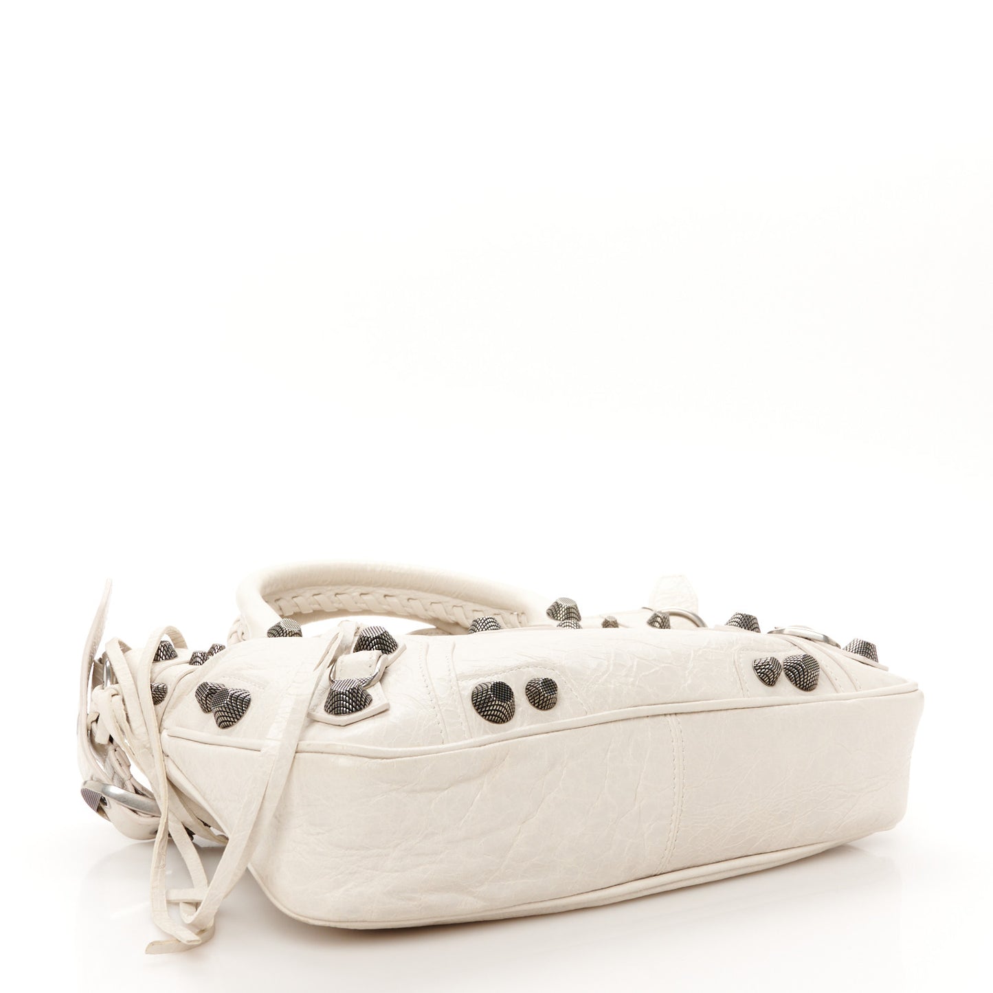 Agneau Arena Neo Cagole Medium Handbag White