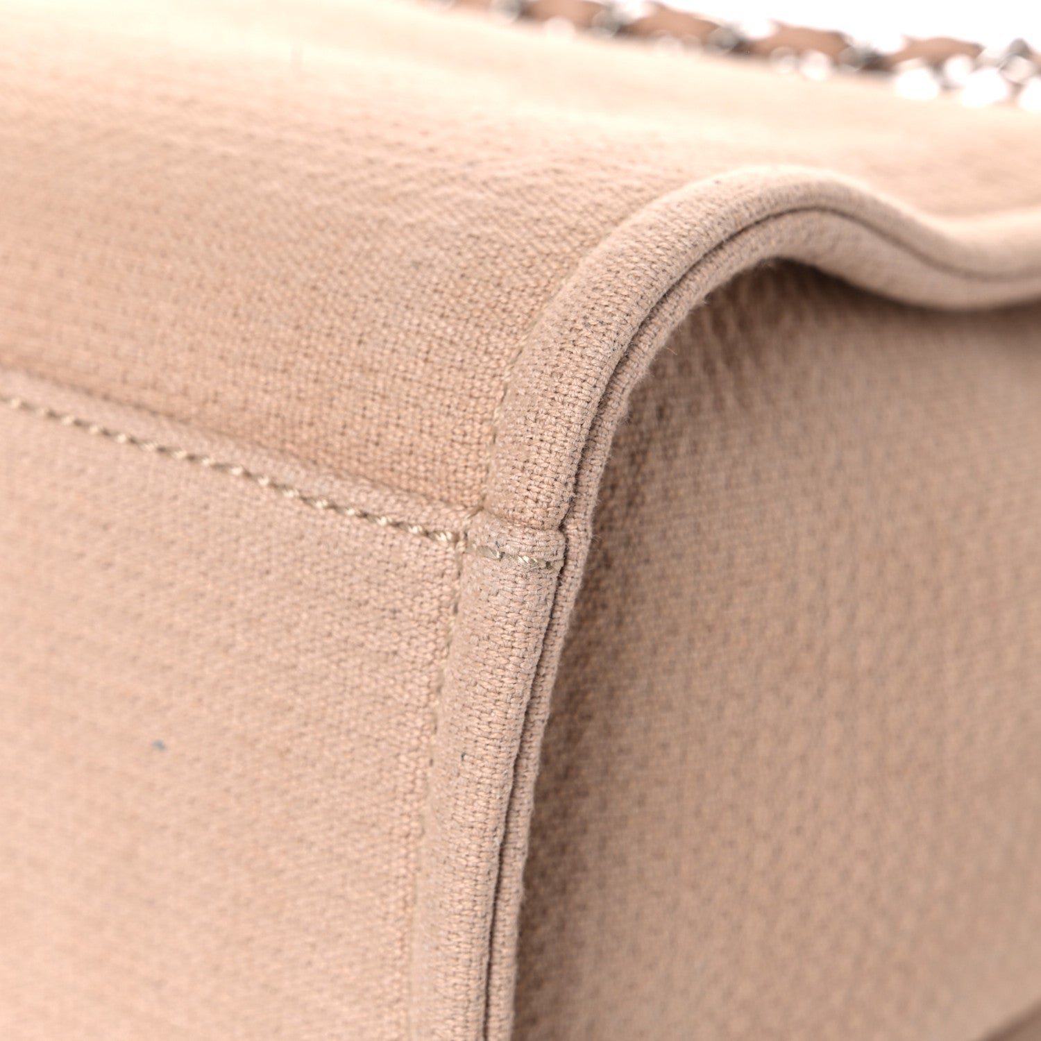 Chanel Mixed Fibers Small Deauville Tote Beige 11 of 14