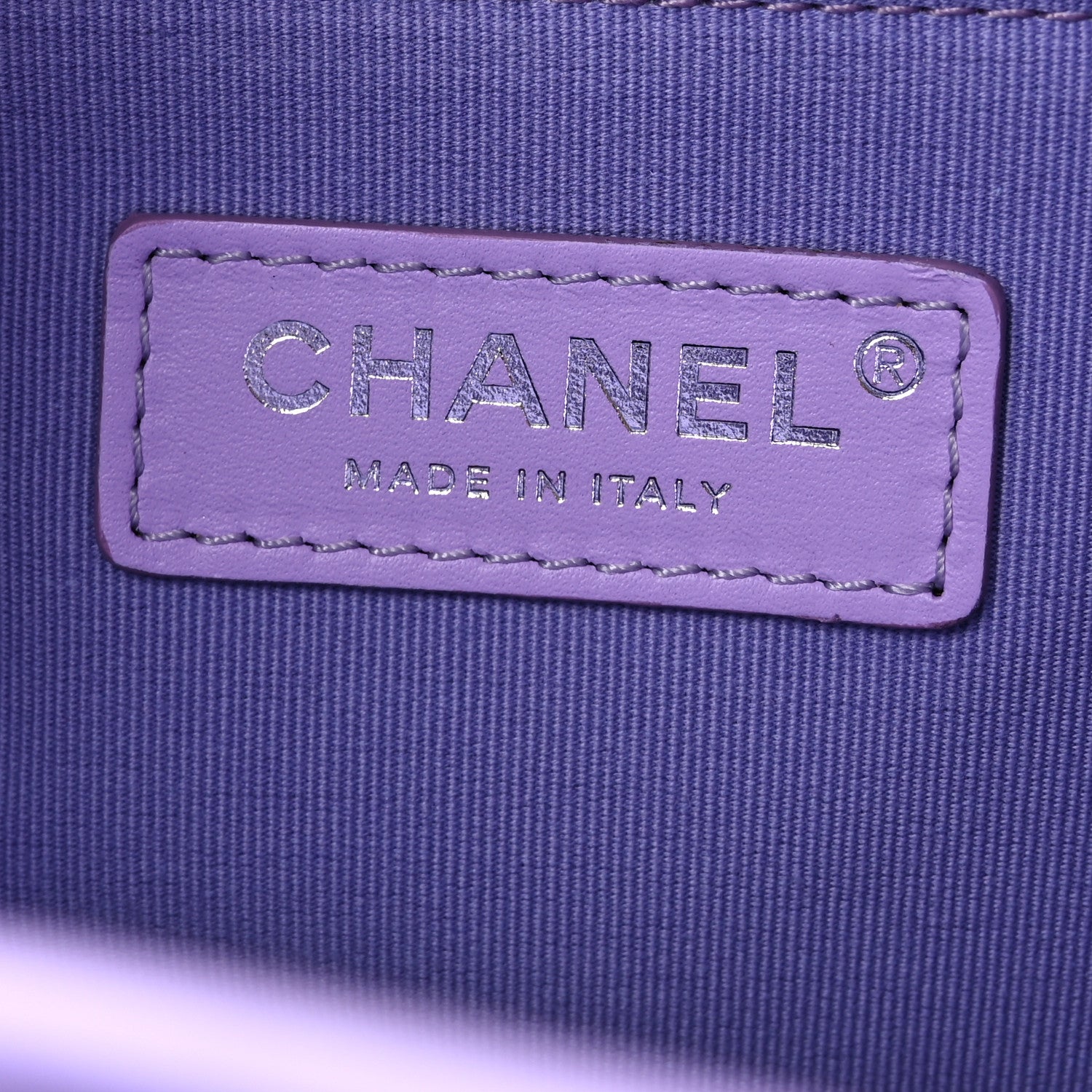 Chanel Shaded Calfskin Small Deauville Tote Light Purple Pink Coral 7 of 11