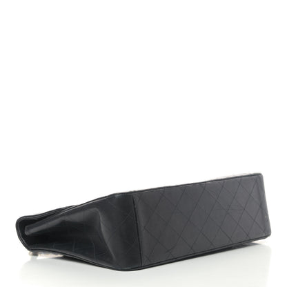 Chanel Lambskin Quilted XL Jumbo Single Flap Black 3 of 6