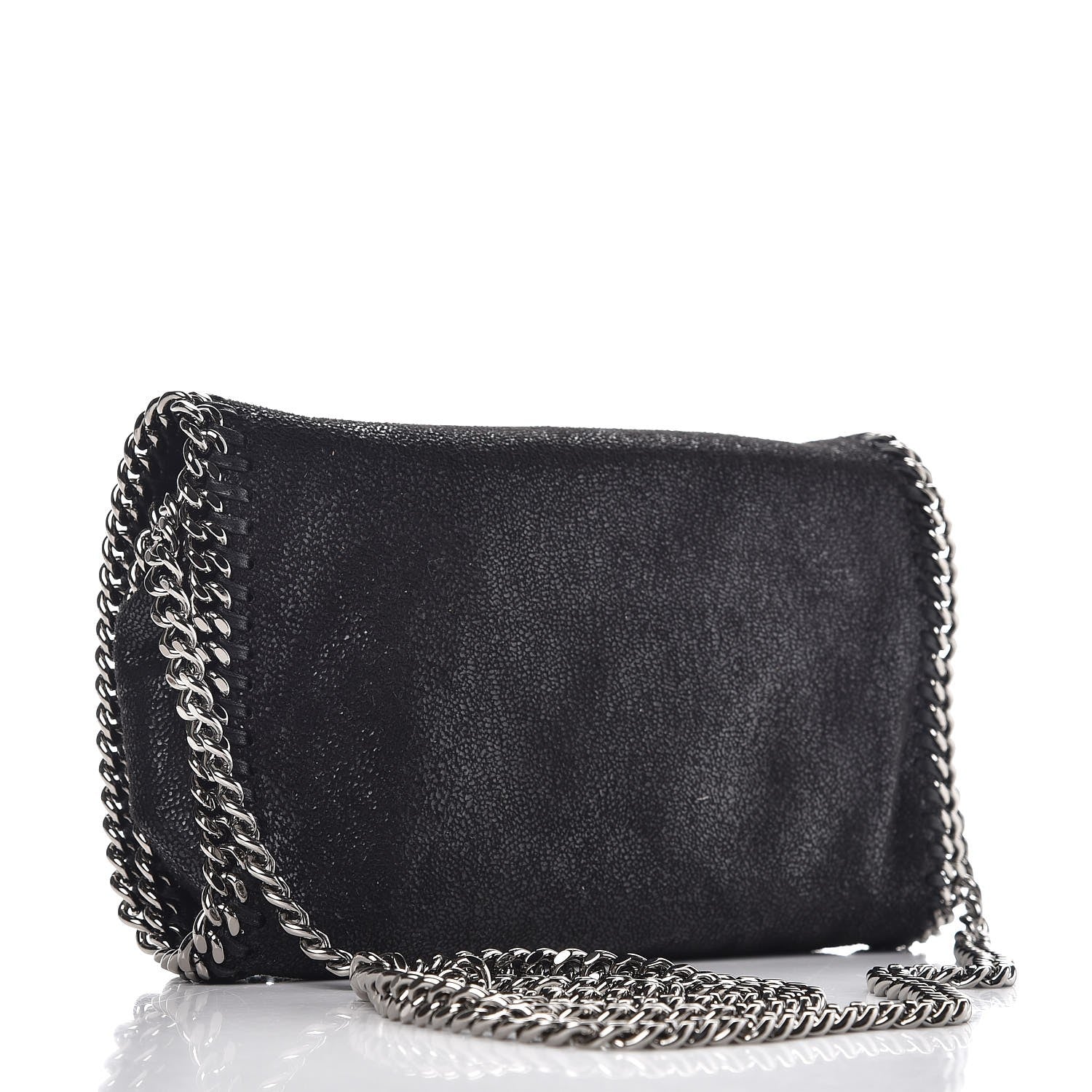 Stella McCartney Shaggy Deer Falabella Crossbody Bag Black 3 of 7