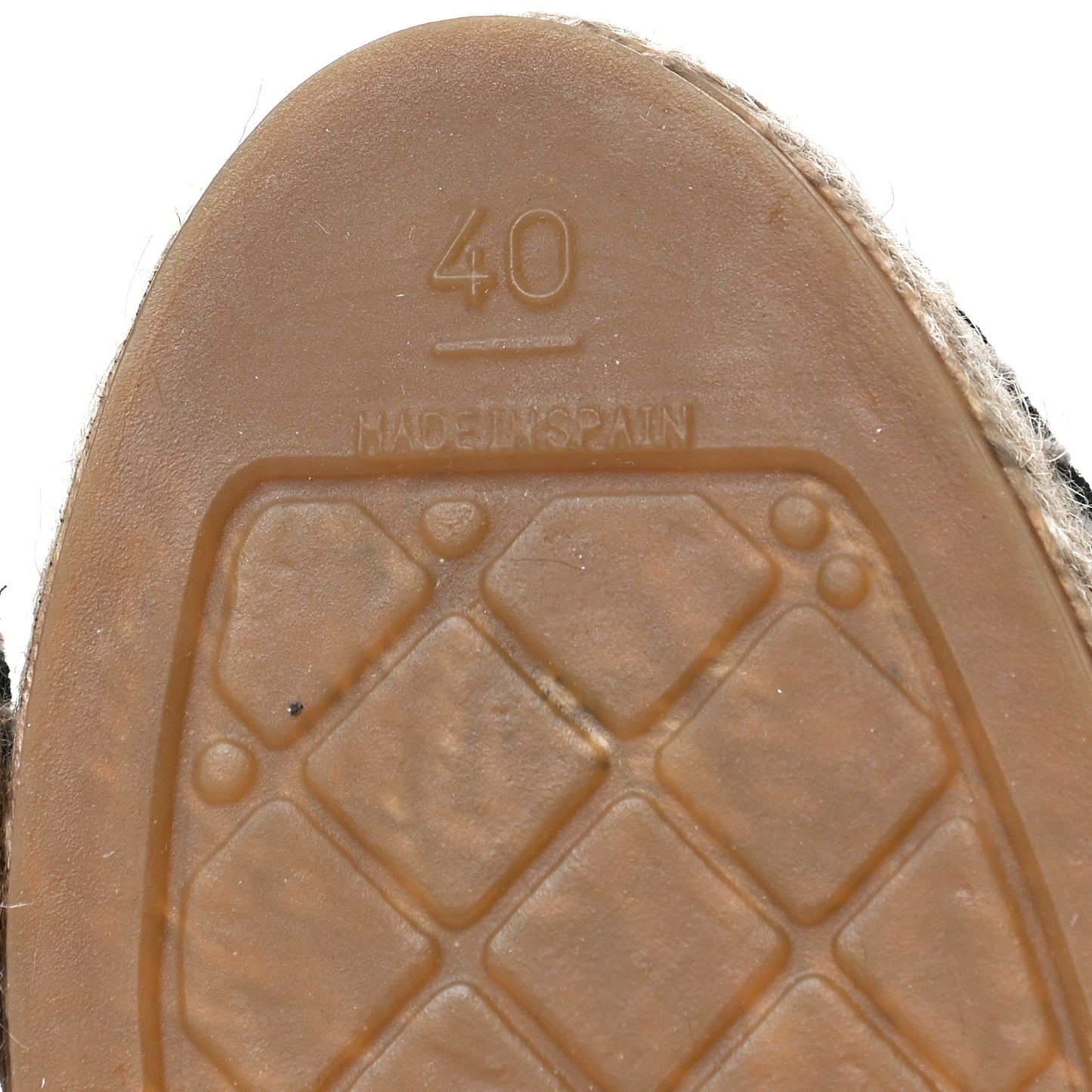 Linen CC Espadrilles 40 Blue Black